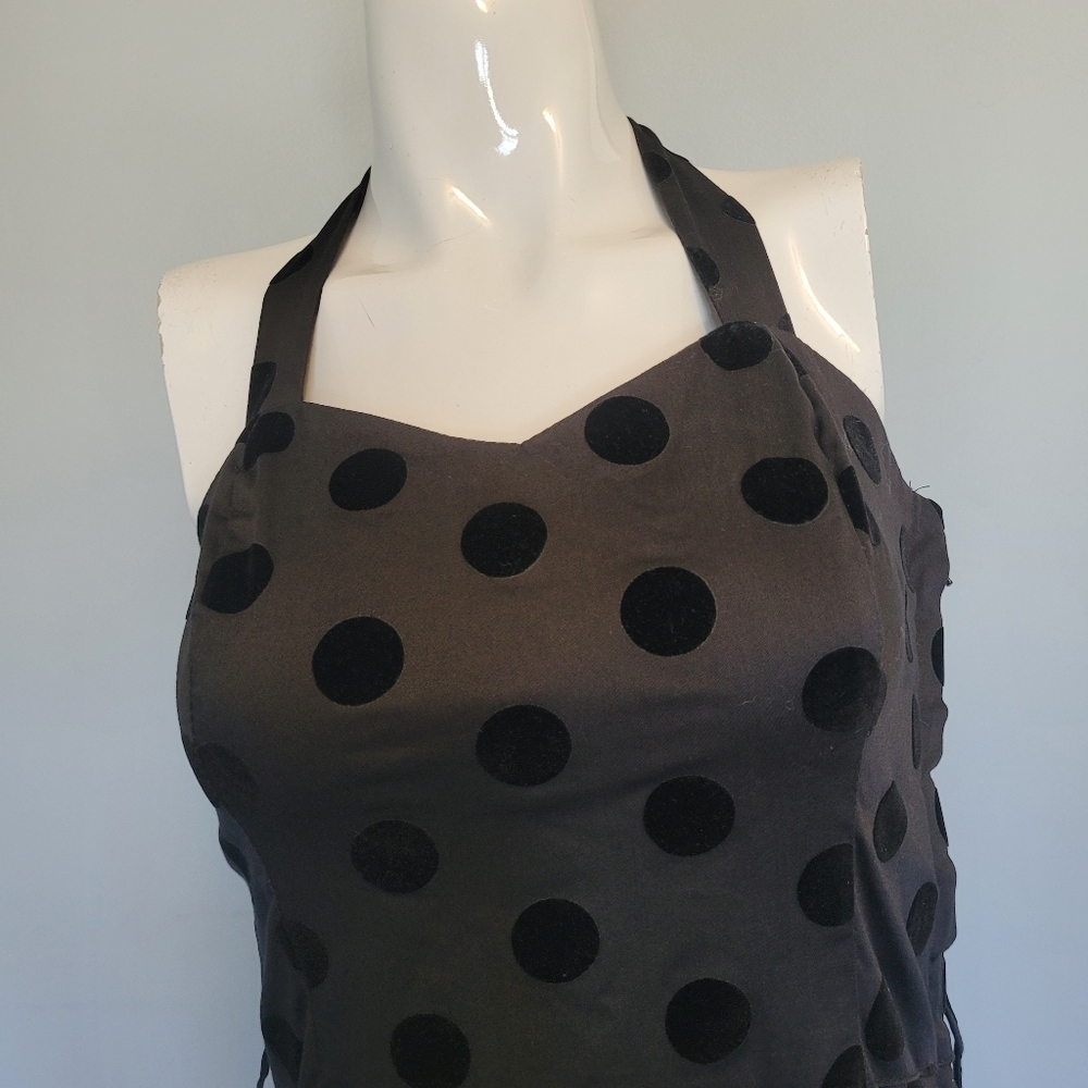 Hearts And Roses Polka Dot Swing Dress, VGUC, Size 4 - Picture 3 of 8